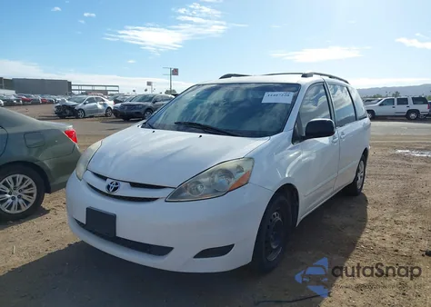 2009 Toyota Sienna Le z USA, uszkodzony, nr VIN 5TDZK23C89S285883